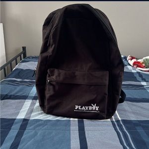 black playboy backpack- good condition